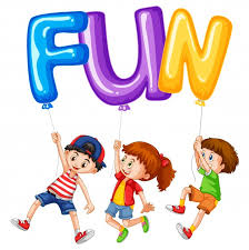 Premium Vector | Children and balloons for word fun